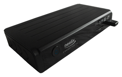 IPTV box ansluten till TV som symboliserar modern streaming i hemmet